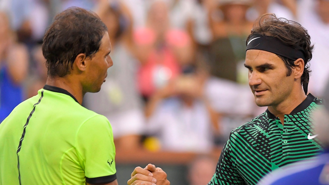 Rafael Nadal et Roger Federer