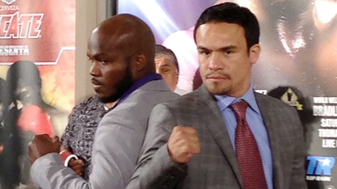 Timothy Bradley et Juan Manuel Marquez