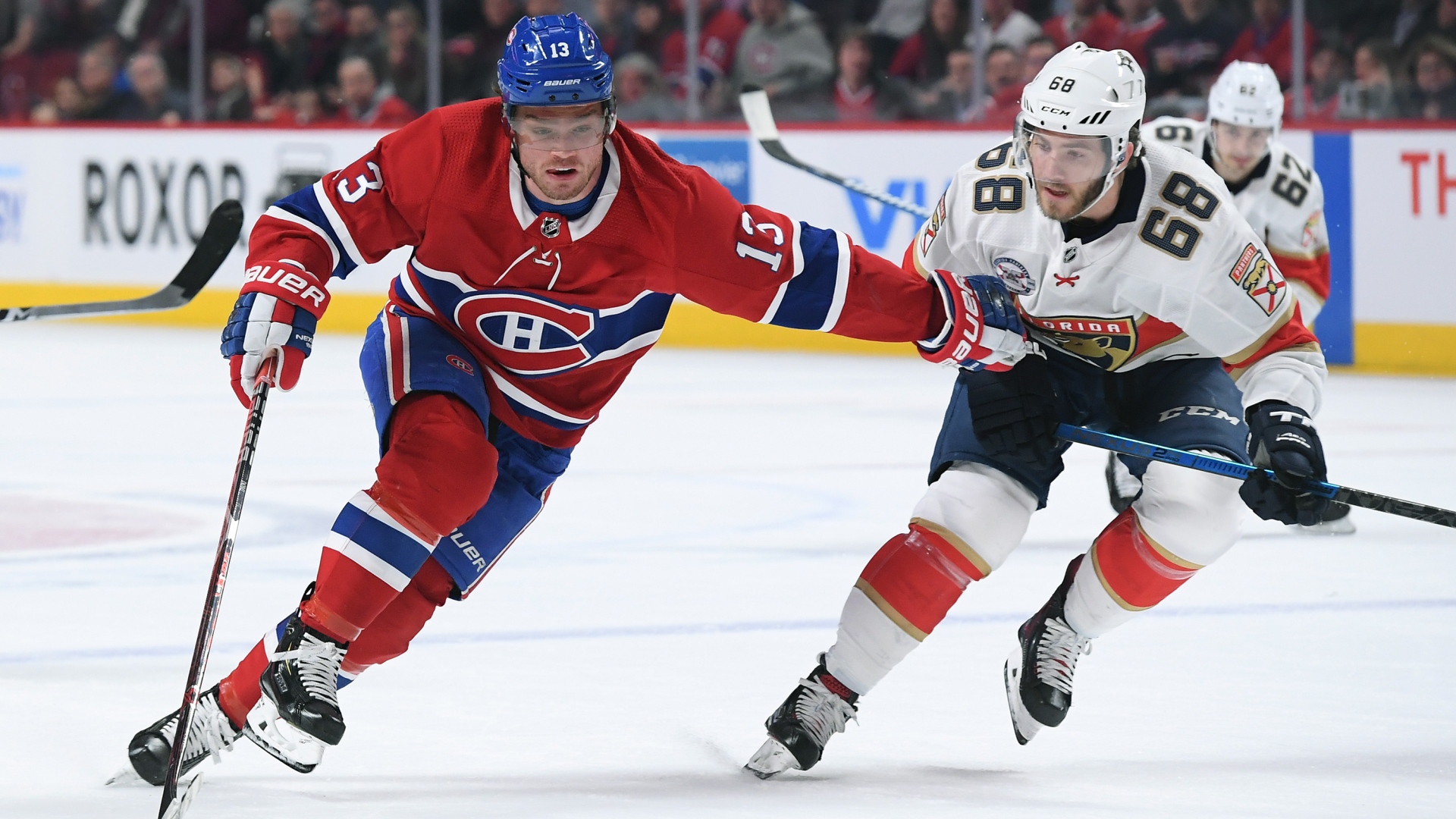 Max Domi et Mike Hoffman Max Domi et Mike Hoffman