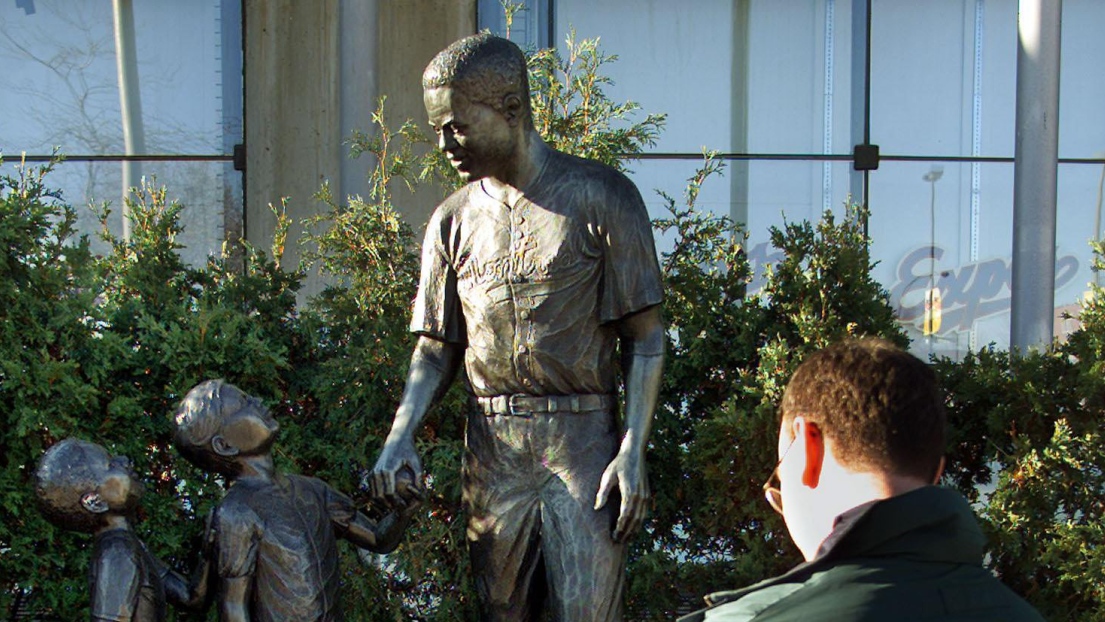 Statue de Jackie Robinson