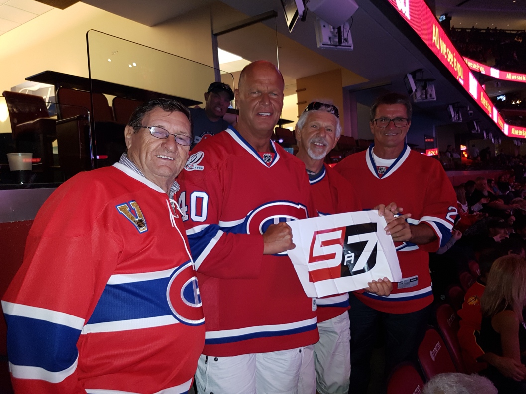 Réjean, Jacques, Gerry et Daniel Floride