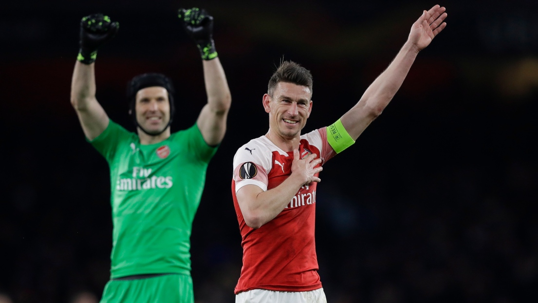 Peter Cech et Laurent Koscielny