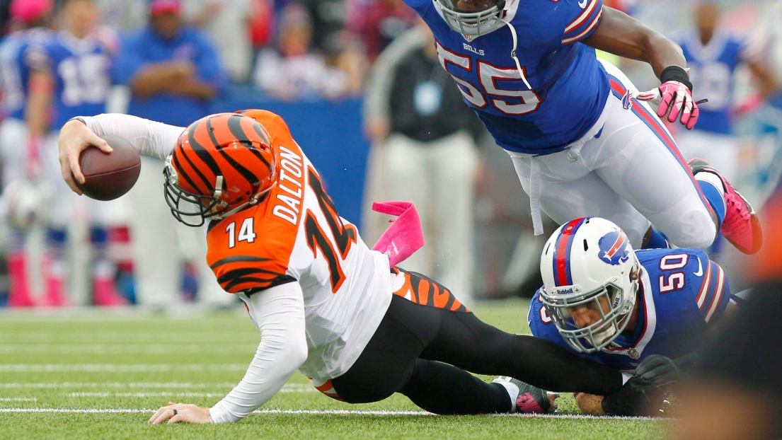 Andy Dalton et Jerry Hughes