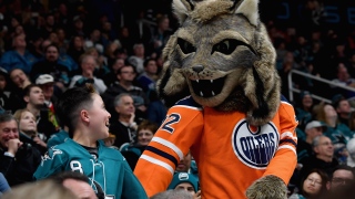 Hunter Hunter, mascotte des Oilers
