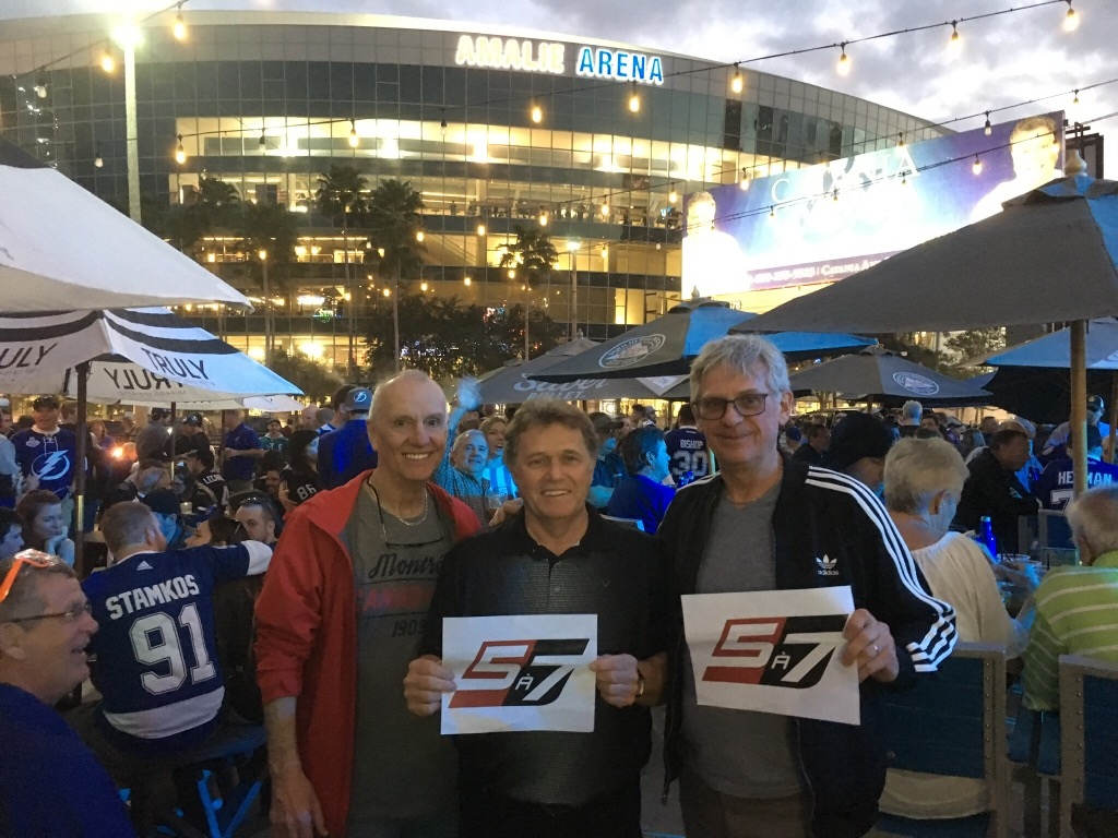 Alain Boutin, Robert Boisvert et Yves Beaudry Tampa