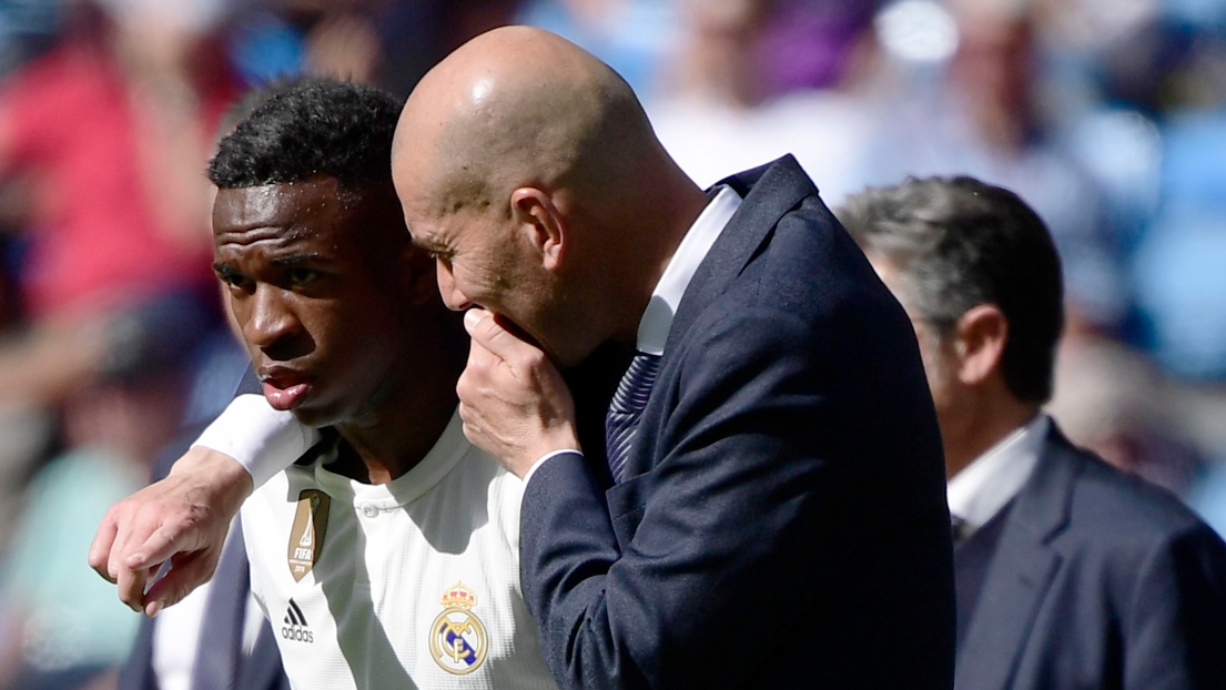 Vinicius Junior et Zinédine Zidane