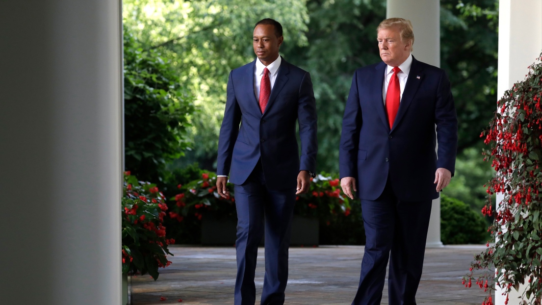 Tiger Woods et Donald Trump