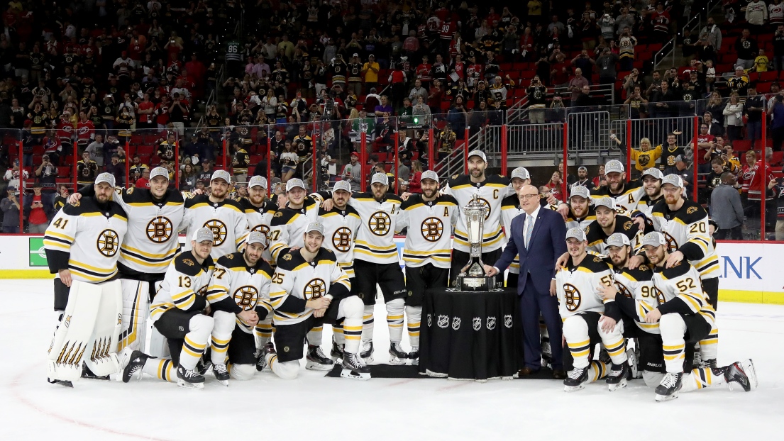 Les Bruins sont champions de l'Est