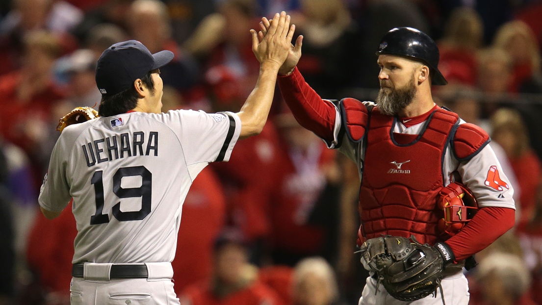 Koji Uehara et David Ross