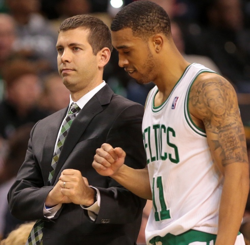 Brad Stevens et Courtney Lee