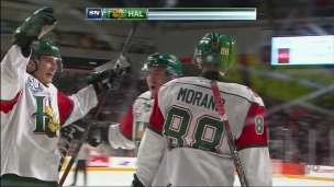 Morand : un 3e but sans riposte des Mooseheads Morand : un 3e but sans riposte des Mooseheads