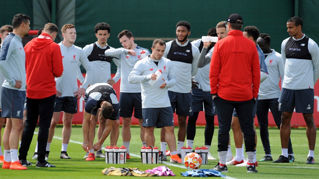 Liverpool à l'entraînement