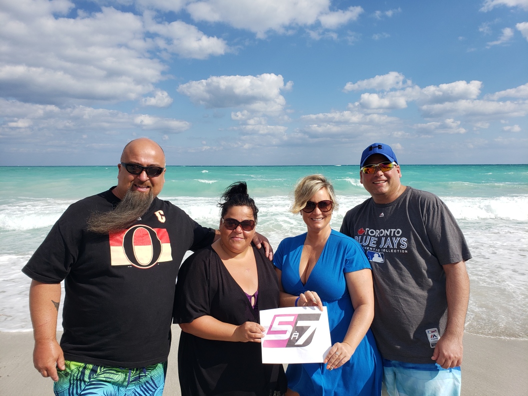 Michel et Lucie Morin, Annie Levasseur et Jeff Levesque Cuba