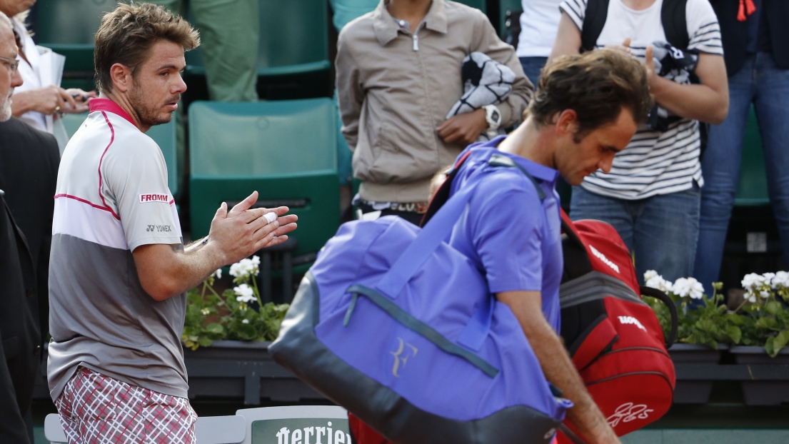 En 2015, Stan Wawrinka a éliminé Roger Federer en quarts de finale à Roland-Garros.