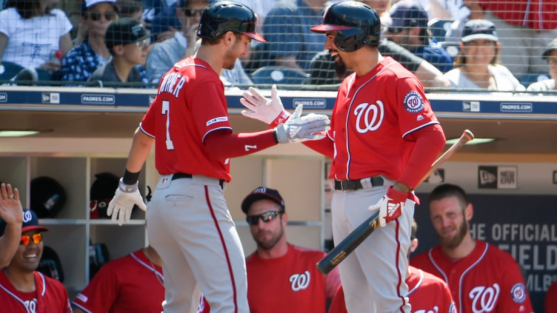 Trea Turner et Anthony Rendon