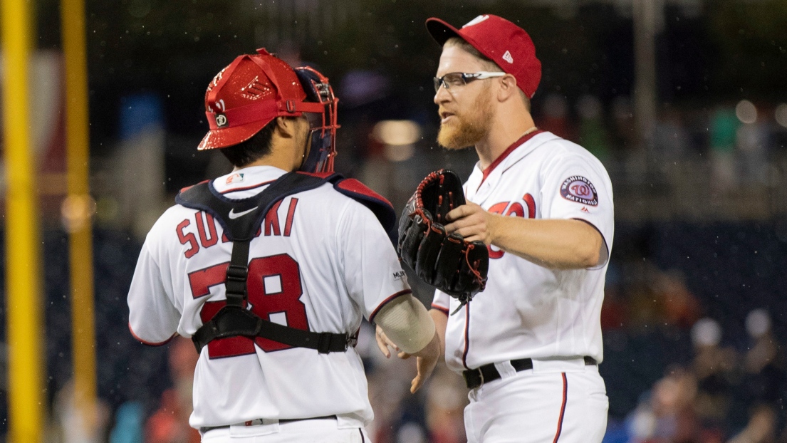 Kurt Suzuki et Sean Doolittle