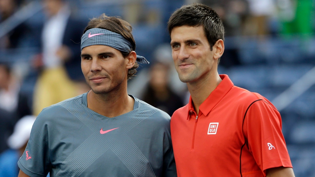 Rafael Nadal et Novak Djokovic