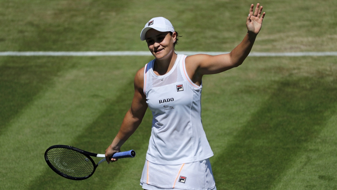 Barty sans encombre — Wimbledon Barty sans encombre — Wimbledon