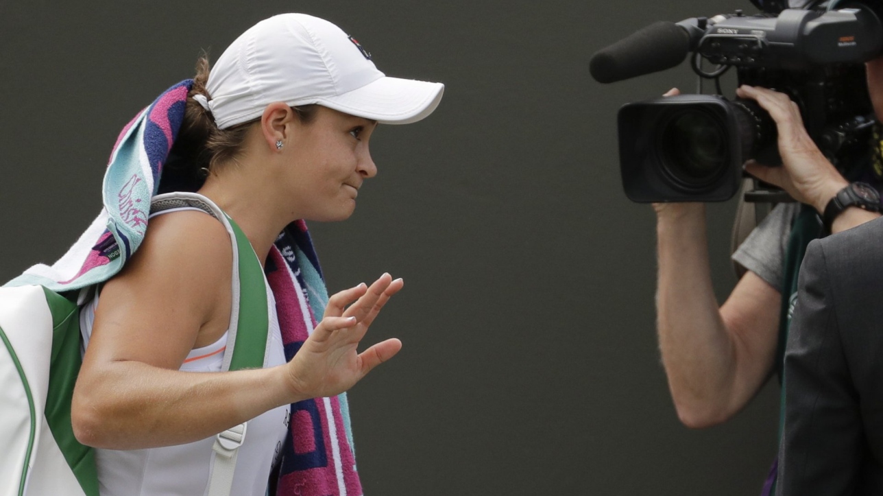 WTA : Énorme surprise à Wimbledon, Alison Riske élimine Ashleigh Barty (Tennis) | Vidéo | RDS.ca
