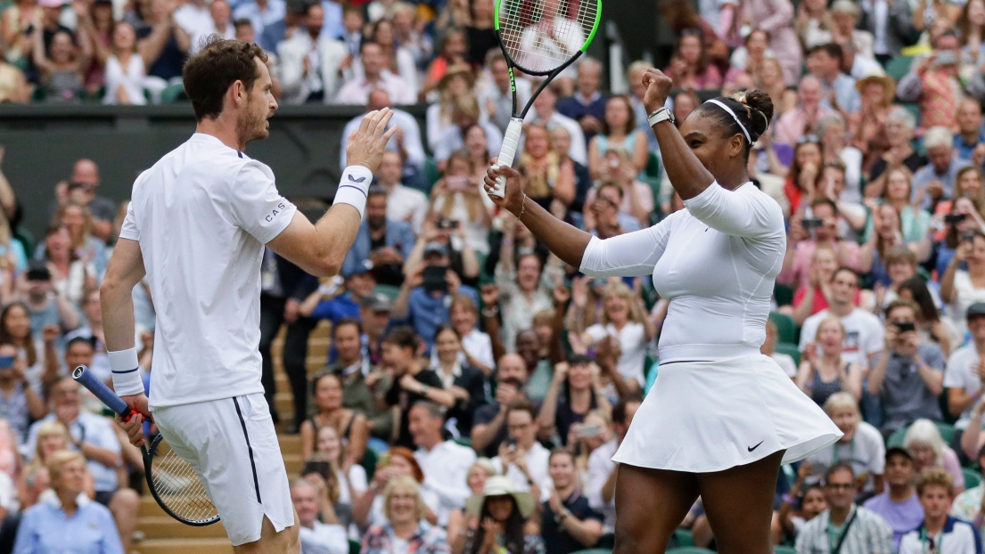Andy Murray et Serena Williams
