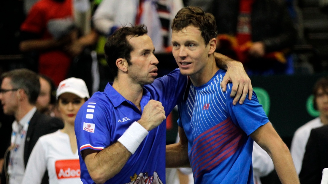 Radek Stepanek et Tomas Berdych.