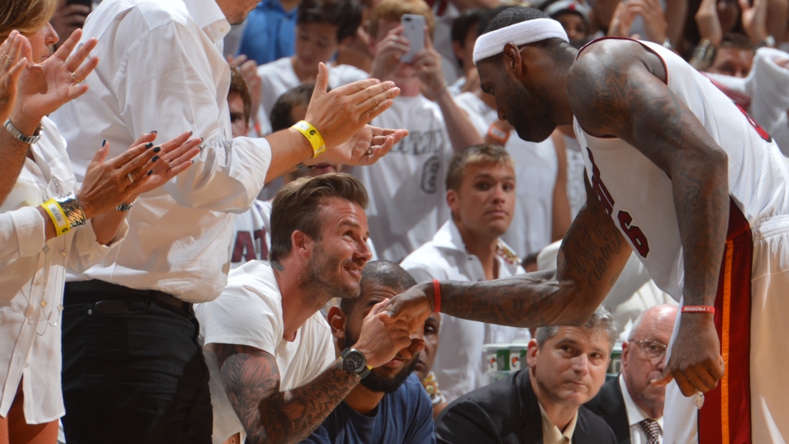 David Beckham et LeBron James