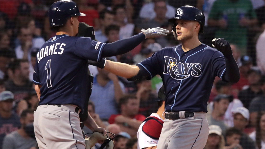 Willy Adames et Austin Meadows