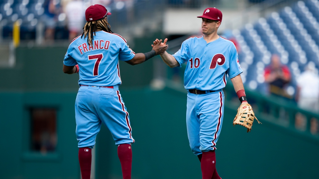 Maikel Franco et J.T. Realmuto