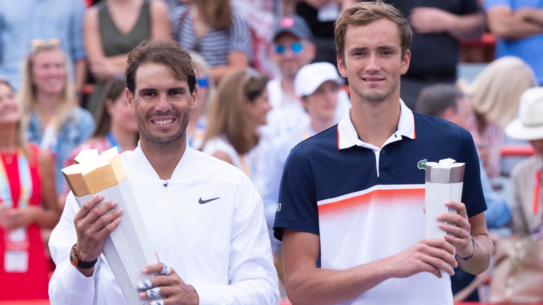 Rafael Nadal et Daniil Medvedev