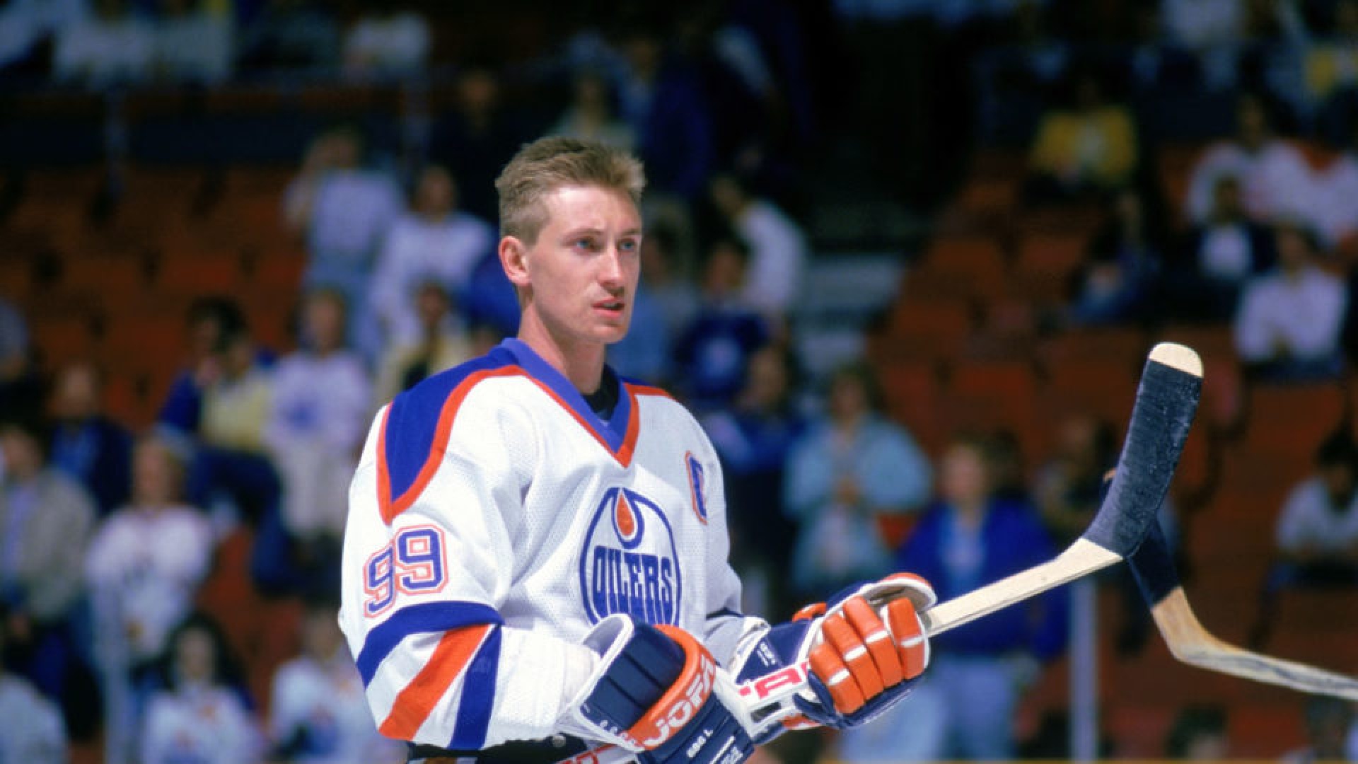 Wayne Gretzky avec les Oilers Wayne Gretzky
