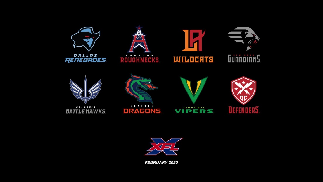 Les huit équipes de la XFL