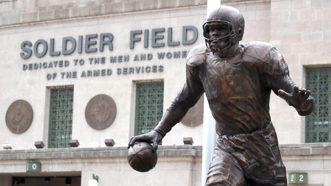 La statue de Walter Payton