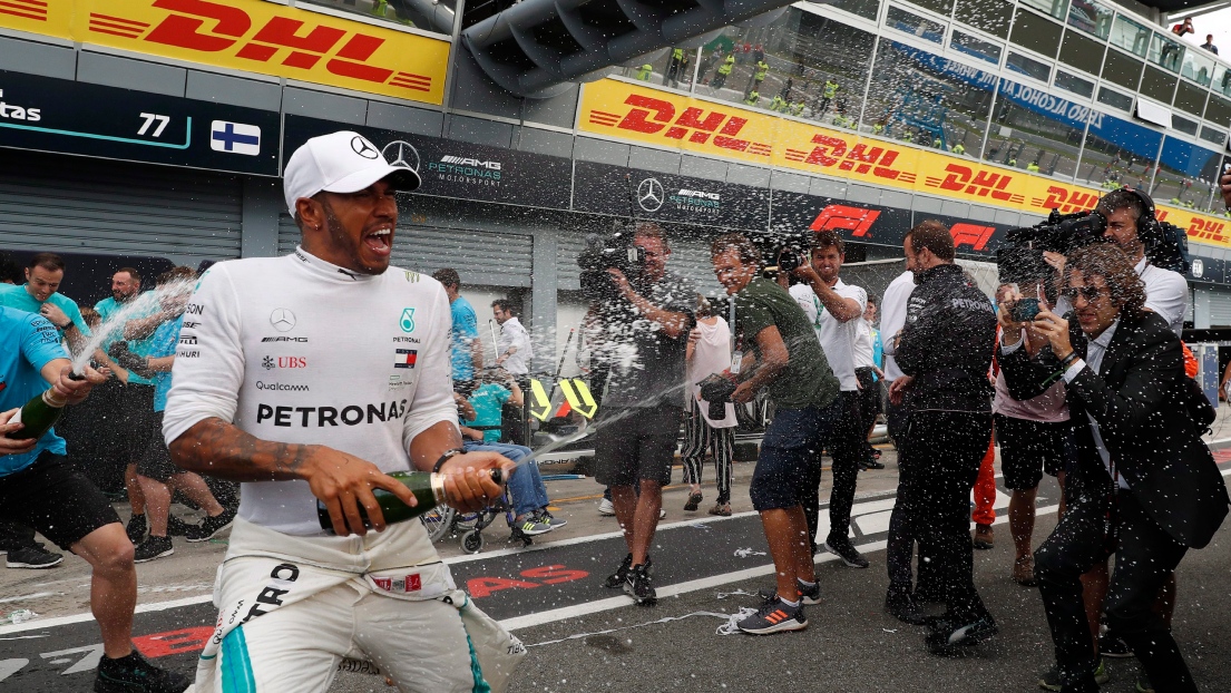 Lewis Hamilton à Monza