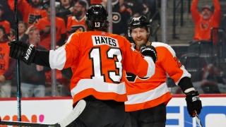 Kevin Hayes et Claude Giroux