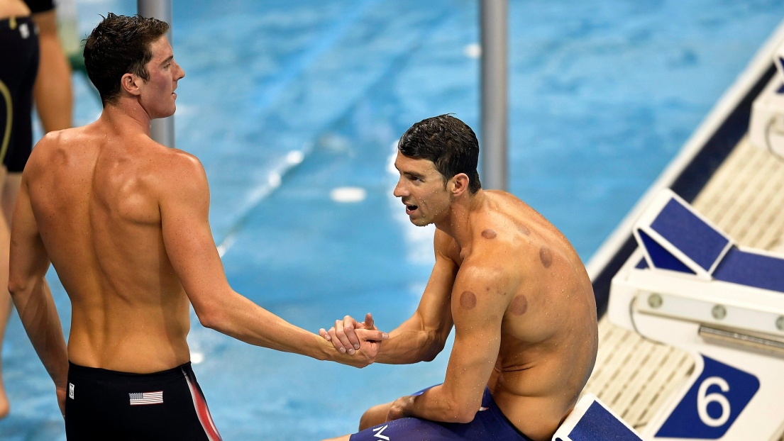 Conor Dwyer et Michael Phelps