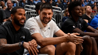DJ Augustin, Nikola Vucevic et Jonathan Isaac