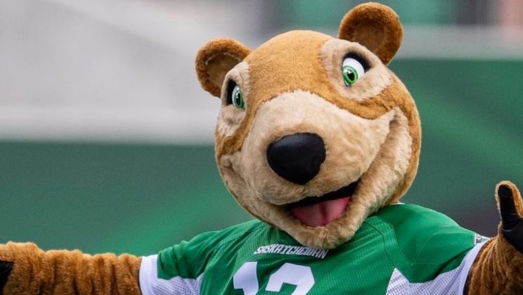 Gainer the Gopher, mascotte des Roughriders 