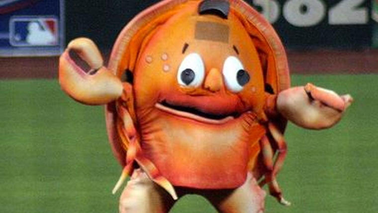 Crazy Crab, mascotte des Giants en 1989 (MLB) 