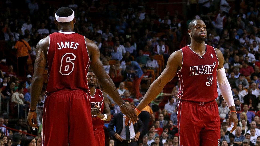 LeBron James et Dwyane Wade