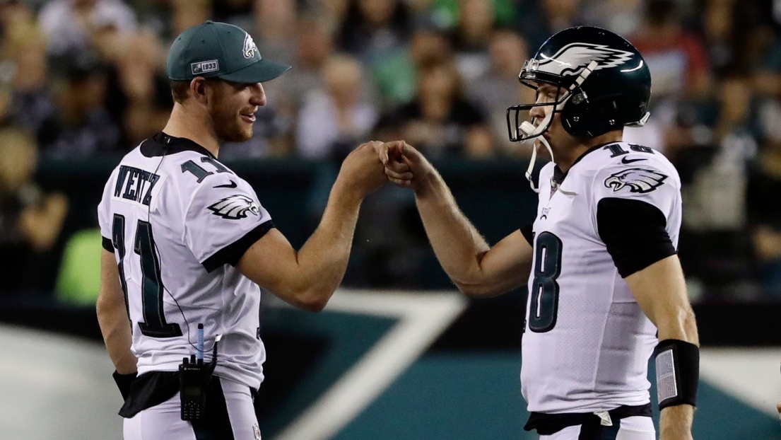 Carson Wentz et Josh McCown