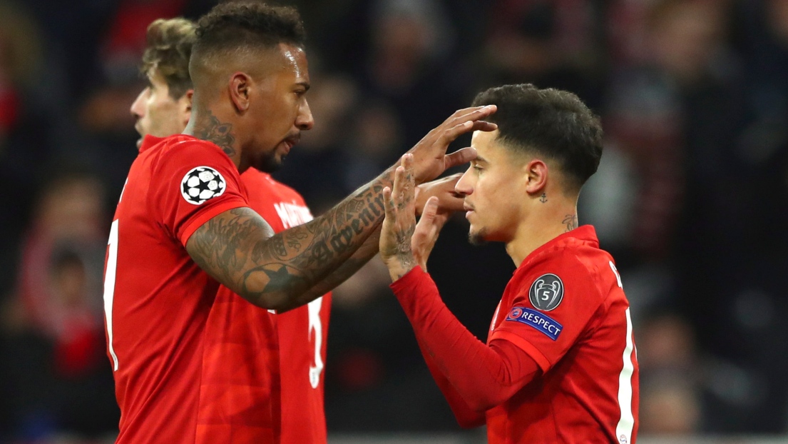 Philippe Coutinho et Jerome Boateng