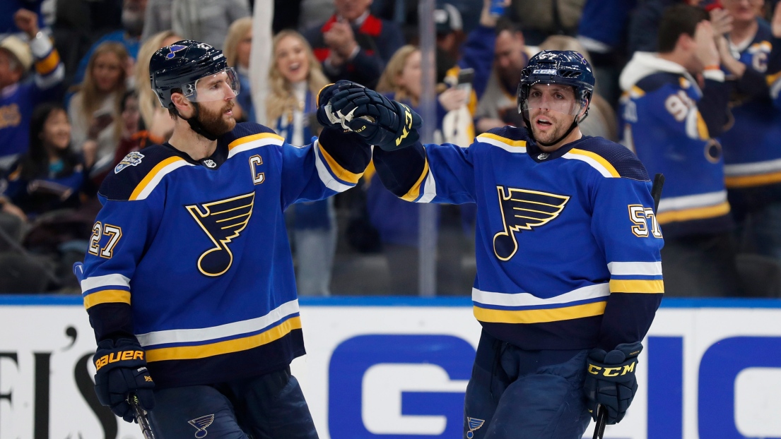 Alex Pietrangelo et David Perron