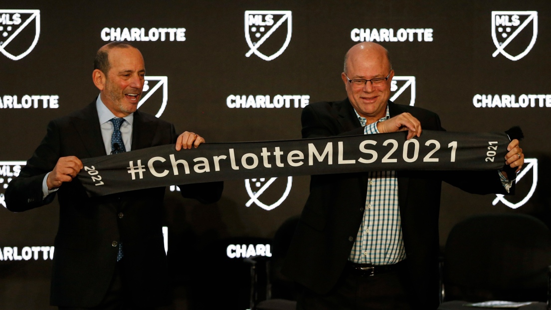 Don Garber (à gauche) et David Tepper