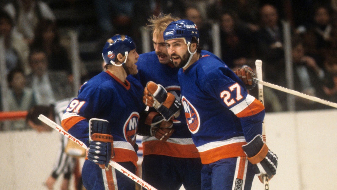 Butch Goring, Bob Nystrom et John Tonelli