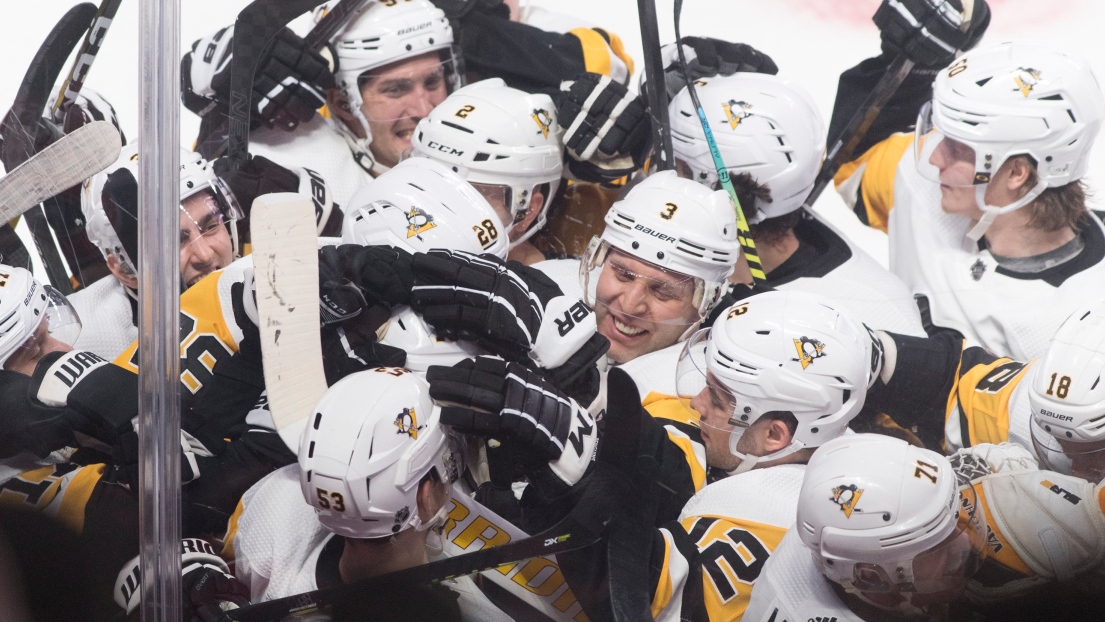 Les Penguins de Pittsburgh célèbrent