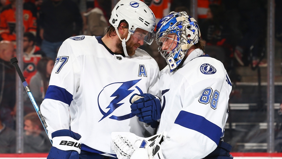 Victor Hedman et Andrei Vasilevskiy