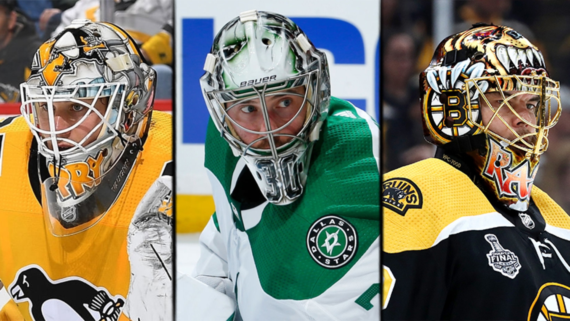 Tristan Jarry, Ben Bishop et Tuukka Rask. Top-10 gardiens janvier 2020