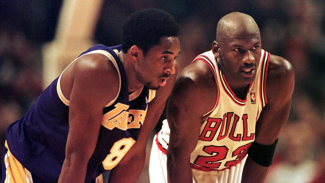 Kobe Bryant et Michael Jordan