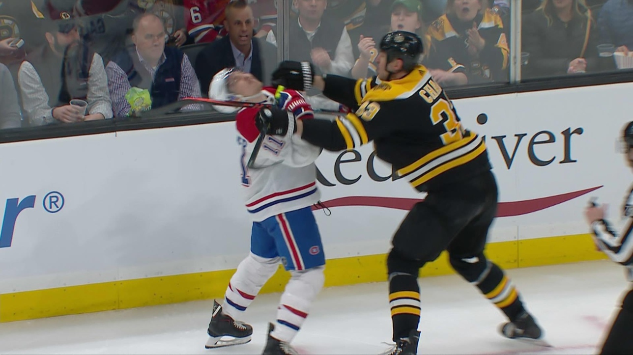 Bruins' Zdeno Chara fined for vicious cross-check to neck of Canadiens'  Brendan Gallagher