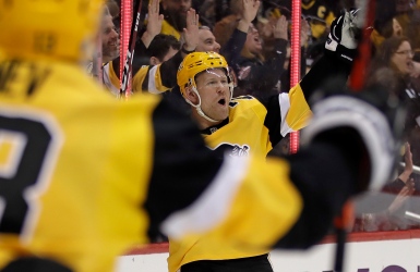 Les Pens s'approchent à un point des Caps